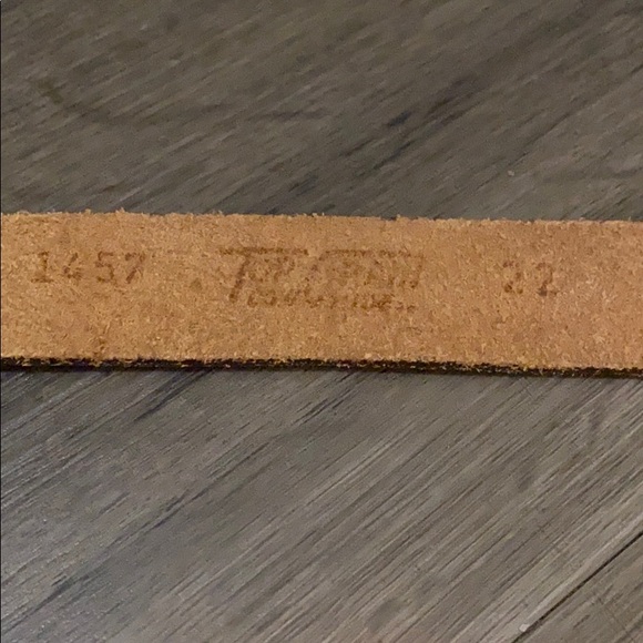 ✅ FREEMAN’S Child’s Genuine Leather Belt Brass Buckle Tan - Picture 7 of 8